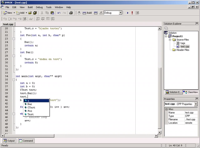 Advanced Editor features